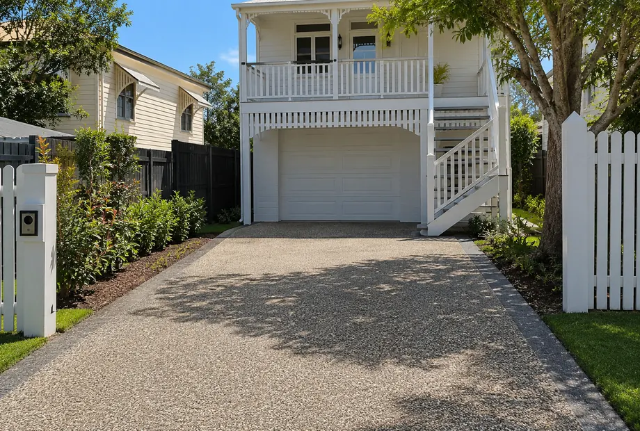 Concrete driveway example
