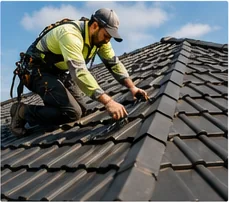 Roofers service business